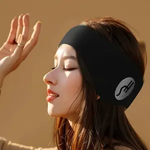 Noise-Canceling Sleep Mask with Ear Covers, Adjustable Soft Polyester Fiber Eye Mask for Travel & Home Use, Pure Design, Sleeping Eye Mask