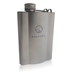 Valtcan Titanium Flask "Double Up" Ti Funnel 180ml 6 oz Capacity 144g