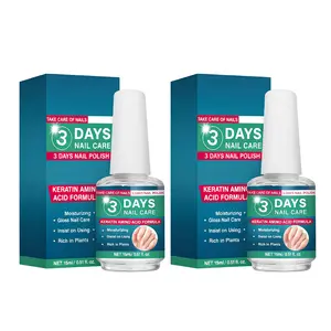 【Live】3 Days Nail Care Formula with Keratin Amino Acid & Aloe，15ml ，Nail Nourishment Treatment with High Brightness & Scratch Resistance