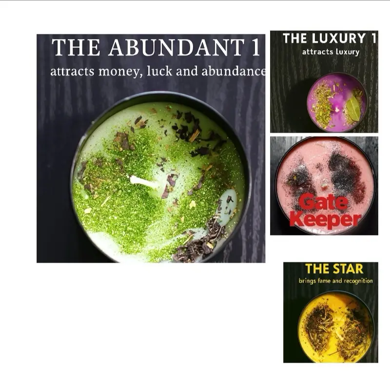 The Luxe Abundance Set (4 spelled candles bundle) The Luxe Abundance Set (4 spelled candles bundle)