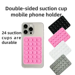24 Double-sided Suction Cups Anti-slip Phone Case Holder, Portable  and Detachable Design, Ideal for Car, Mirror, Travel and Daily Use