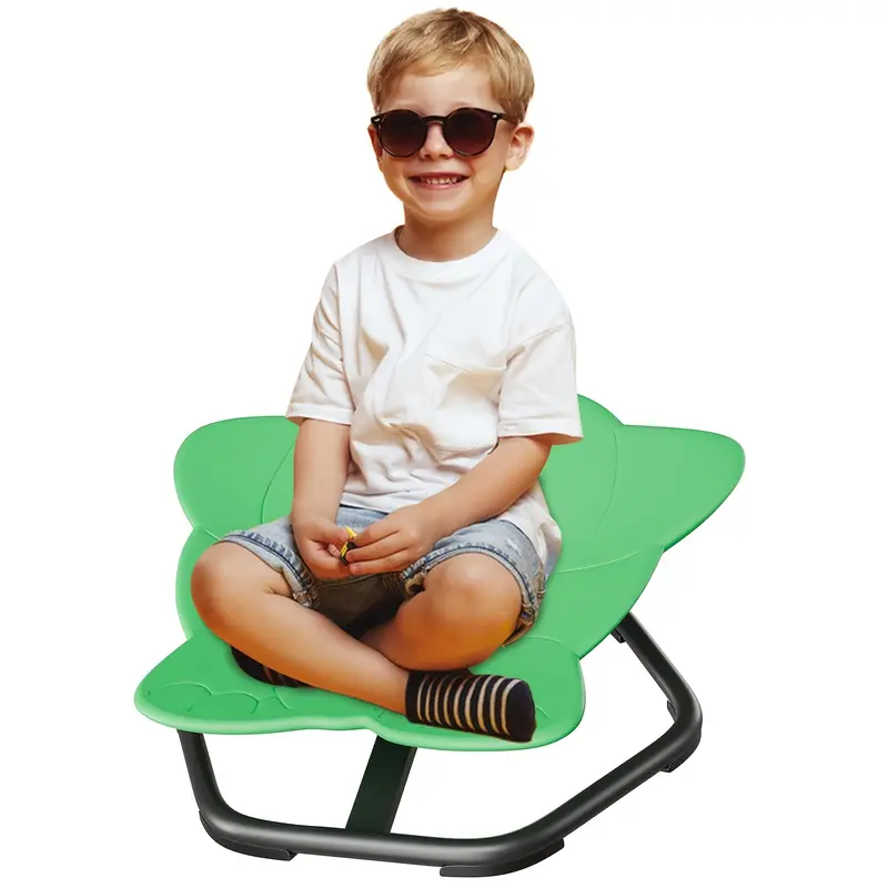 Idle Way Children's Sensory Spinning Chair, Rocking and Spinning Toy for Kids, Improves Motor Skills and Body Coordination, Sensory Game Chair for Pl
