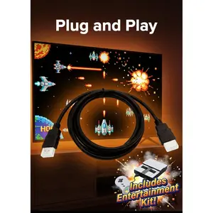 Classic AV Gaming to HDMI Adapter – TV Upgrade Kit with Bonus Entertainment Bundle| Gift for Dad large Compact Twin Tub Washer Dryer Combo 292 inch 200 frame Instant Hot Water Shower Head Set reservoir top load washing machine pet tumble oled frameless