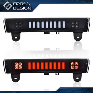 CROSSDESIGN 3RD REAR BLACK THIRD TAIL BRAKE LIGHT STOP LAMP FIT FOR 2000-2006 TAHOE YUKON