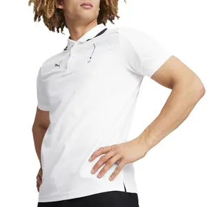 PUMA Mens Bmw M Motorsport Logo Short Sleeve Shirt Casual Casual - White