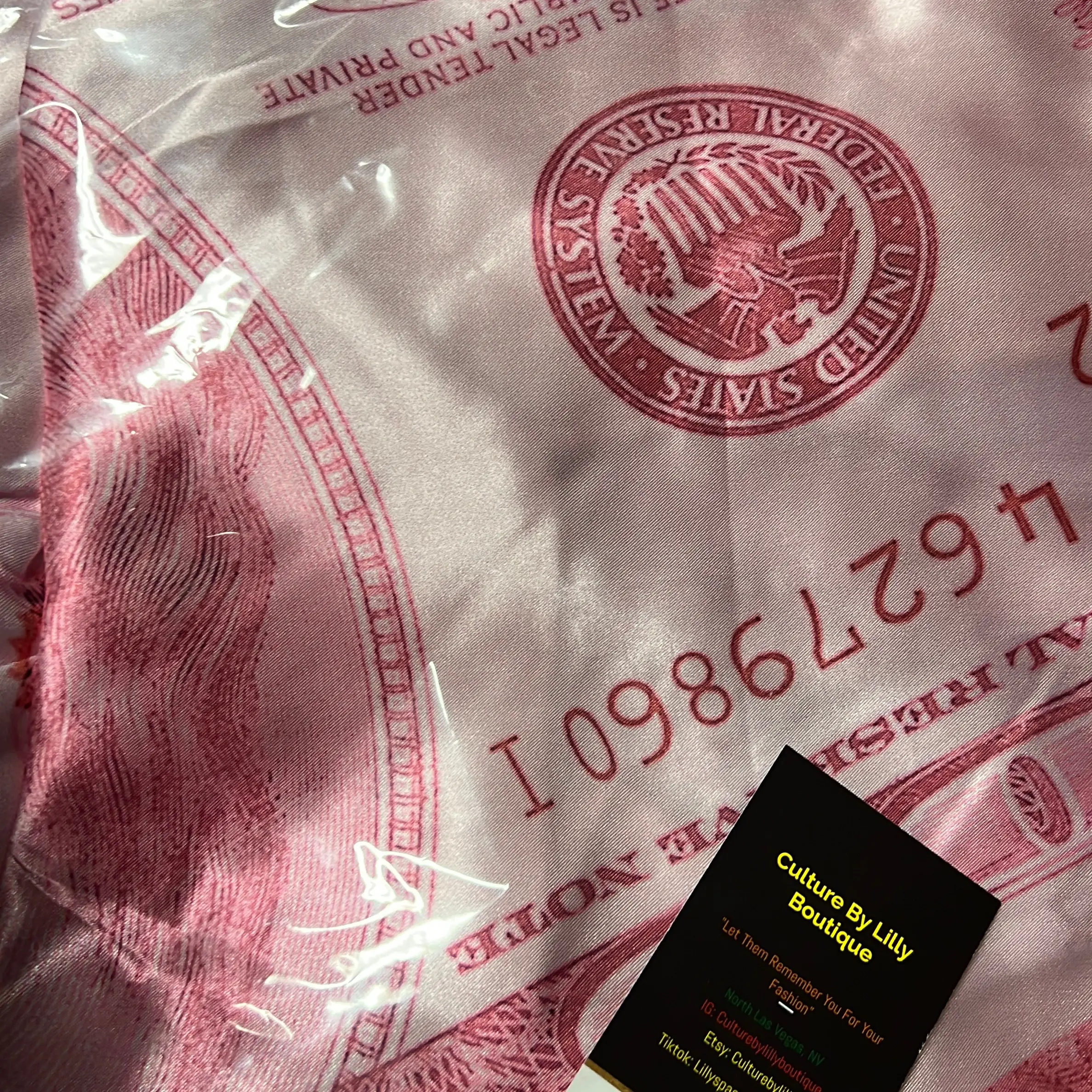 Medium size Light Pink Money Robe
