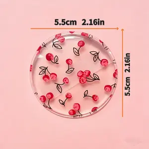 2Pcs Transparent Silicone Makeup Sponge Puff, Soft Jelly Cushion for BB Cream Foundation, Wet Dry Use Beauty Tool