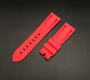 Replacement Coloful Rubber Strap (Red)