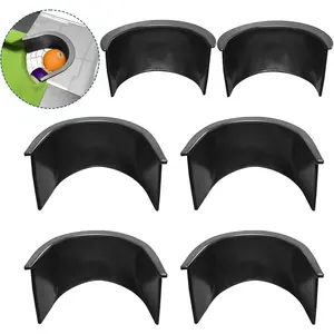 6 Pcs Pool Table Pocket Liners Replacements 4 Corner 2 Side Billiard Pocket Liner Parts for Pool Table