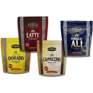 Cafe Divina Premium Coffee Variety Pack - Latte, Latte Dorado, Cappuccino & Tongkat Ali - US Origin