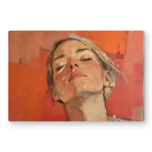 MWW C1MP2030PK7ZR6 20 x 30 in. Relief - Beige Metal Print Wall Art for Stylish Home Decor, Decorative Metallic Prints, Metal Panel Prints