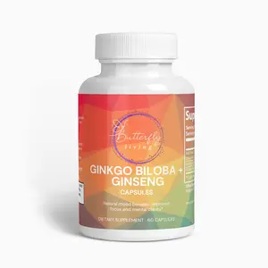Ginkgo Biloba + Ginseng Supplement for Improved Brain Function