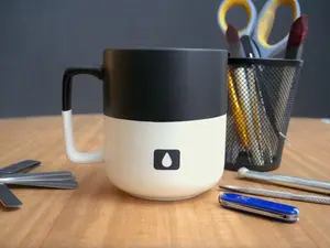 Lumon Mug from Severance - Large Black and White Mug