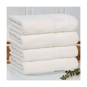 Superior 4-Piece Aria Turkish Cotton Solid BathTowel Set