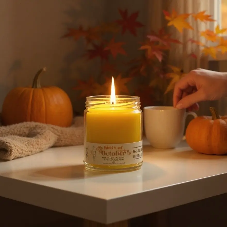 Hints of October - Soy Wax Candle