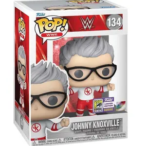 Funko WWE Johnny Knoxville SDCC Official Sticker Vinyl Figure