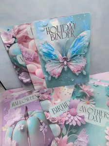 A5 Binder Custom Holiday Envelope Inserts