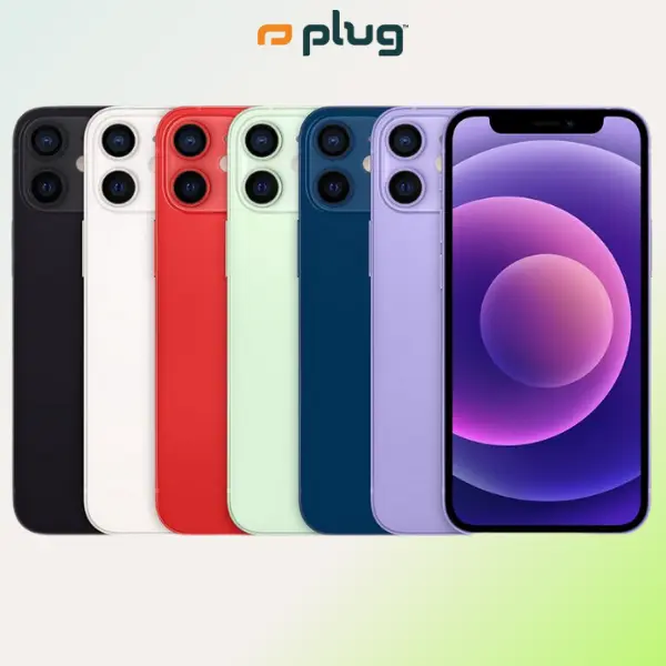 Refurbished iPhone 12 (Unlocked) - Good Condition with 1-Year Warranty by Plug Refurbished iPhone 12 (Unlocked) - Good Condition with 1-Year Warranty by Plug