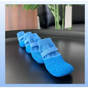 Dog Foot Covers Anti-Slip Waterproof Socks Soft Sole Durable Dog Shoes Outdoor Non-Slip Pet Breathable Dirt-Proof Shoes Paw Protectors