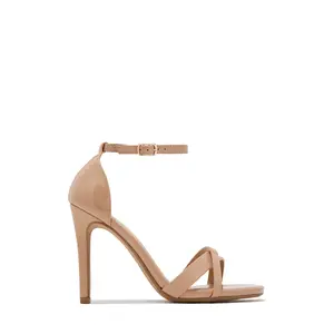 Khloe Single Sole Heels - Nude