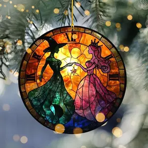 Elphaba and Glinda Besties Acrylic Ornament, Wicked Christmas Ornament, Wicked The Musical, Wicked Movie