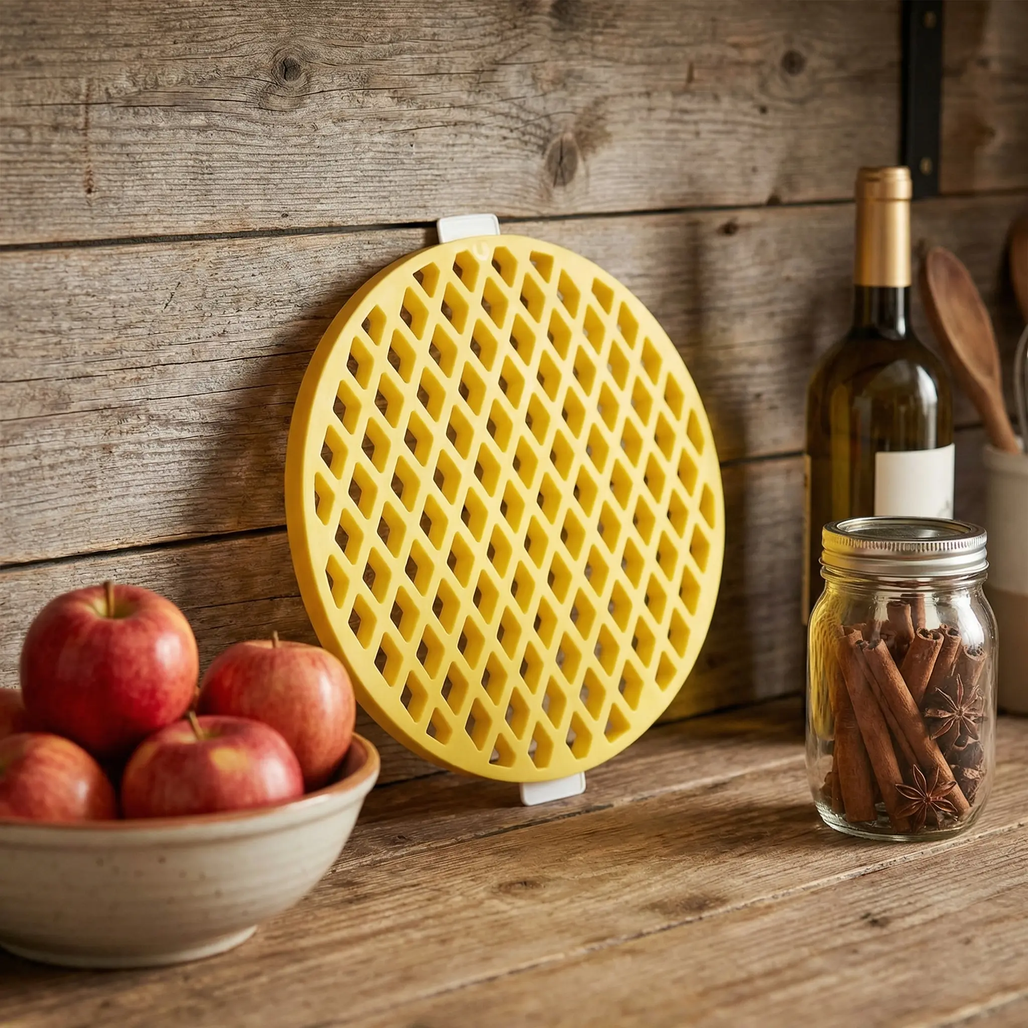 Lattice Pie Top Cutter, 10-Inch, Designs Pie Top Cutter | 10-Inch | Red | Pie Crust Cutter | Pie Decorating Tools | Pie Pastry Baking Accessories | Stencil Crust Cutout