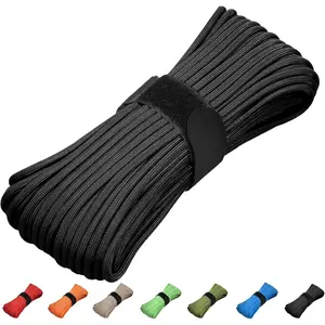 Paracord 550 Rope 100  5/32 Inch 7 Strand Type III Nylon Rope Parachute Cord for  Gear, Hiking, Camping, and Outdoor Use