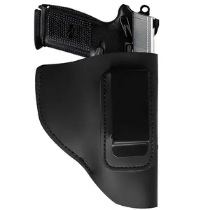Gun Holster for Women Men, Concealed Carry IWB/OWB Waistband Holster for Pistols Right Handed Universal Gun Holster for Standard or Compact Pistol