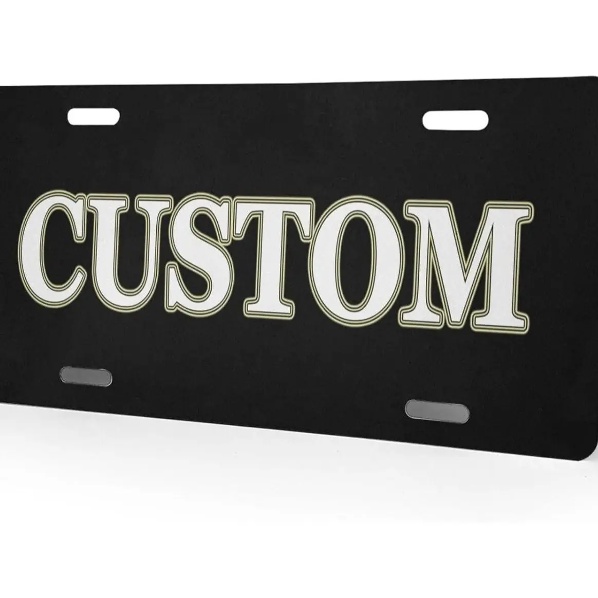 Custom Personalized License Plate — Made in USA Novelty License Plate Add Your Logo, Image, Photo, or Text, Auto Accessory Custom Front Tag for Home Decoration, Bar, Garage or Door Plates (6 x 12-inch)
