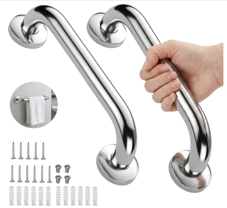 Grab Bars for Shower 2 Pack, Stainless Steel Bathroom Grab Bar for Seniors