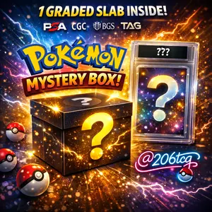 Pokémon Mystery Box 1 Graded Slab ( PSA, BGS, CGC, TAG) *SHIP ONLY* Pokémon Mystery Box 1 Graded Slab ( PSA, BGS, CGC, TAG) *SHIP ONLY*