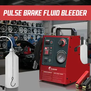 KUMORE KMB200 Electric Brake Bleeder Kit 110V /12V Two Power Supply One Person Operation Pulse Brake Fluid Bleeder With Pressure Adjustable