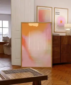 [SALE UP TO 50% - UNFRAMED] Attract Good Things Aura Wall Art, Colorful Positive Energy Unframed Poster, Vibrant Room Decor