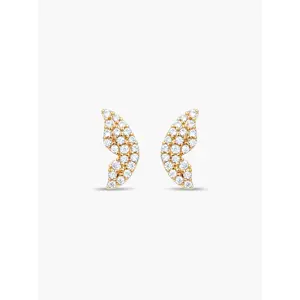 Butterfly Wing Studs Double piercing Earrings