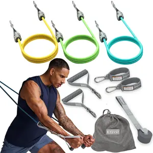 EQYP Power 3 Strength Kit — Tubes, Anchor, Ankle Straps & Bag for Full-Body Training