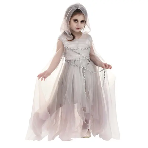 Girl's Gossamer Ghost Toddler Costume