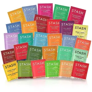Stash Tea Bags Sampler Assortment Box Perfect Beverage Variety - English Breakfast, Green, Black, Herbal, Chai Tea and more (60 Count)