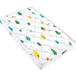 Baby Bassinet Mattress 33 x 20 inches Firm Support and Comfort Premium Foam Noiseless Odorless Hypoallergenic Small Crib Mattress Fits Moses Basket Dual Sided with Soft Breathable Fabric