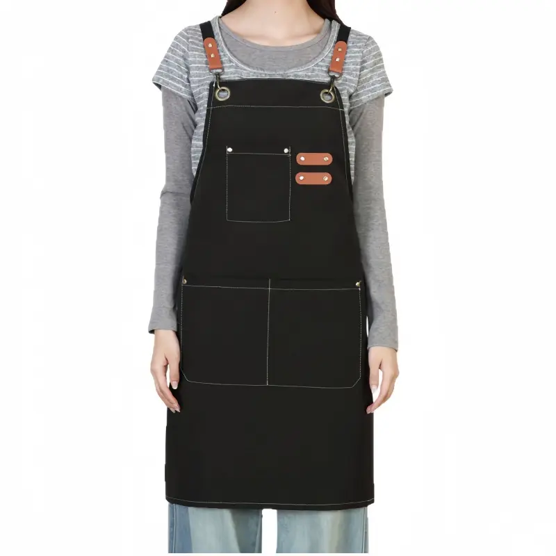 Well Chef Apron for Men And Women for Cooking ,Adjustable,Perfect for Coffee Bars, Restaurants & Stylish Workwear, Coffee Bar Apron|Stylish Apron|Durable Apron