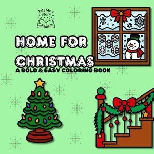 HOME FOR CHRISTMAS coloring book