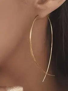 Simple Fish Shape Dangle Earrings, Handmade Women's Metal Design, Perfect for Daily Commuting, Elegant Graceful Everyday Jewelry