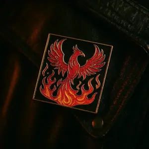 Phoenix Flame Enamel Pin