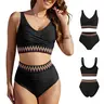 UMIPUBO Women's colorful woven strap two-piece swimsuit Beach Wear, Bikini Swimsuit Outfit, Bathing Suit