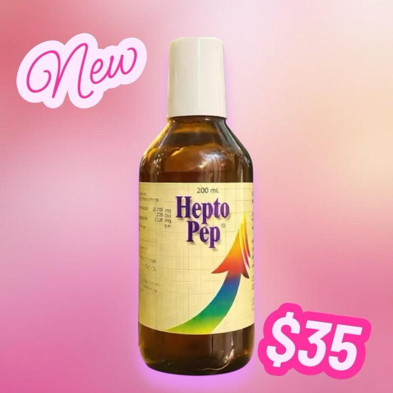 Hepto Pep Multivitamin Supplement 200ml for Support and Health Dietary