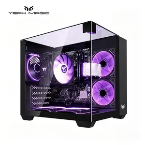 YEAH MAGIC Astral S1 Desktop PC AMD Ryzen 5 5600GT (6 core up to 4.6GHz) 16GB DDR4 3200MHz 1TB NVMe SSD 650W Gold PSU Windows 11 Home WIFI Gaming PC with 7 ARGB Fans,Gaming PC,Prebulit PC