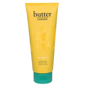 butter LONDON So Buff Hand & Foot Polish with 7% Glycolic Acid Apricot Exfoliate & Green Tea for Smooth Skin