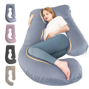 Chilling Home Pregnancy Pillows for sleeping, J Shaped Full Body Maternity Pillow 58-63 inch,Pregnant Women Must Haves,Support For Back,legs,Belly, Hips For Pregnant Women