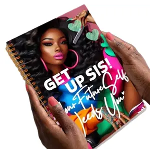 Get Up Sis Your Future Self Needs You Notebook with Bold Design and Inspirational Message