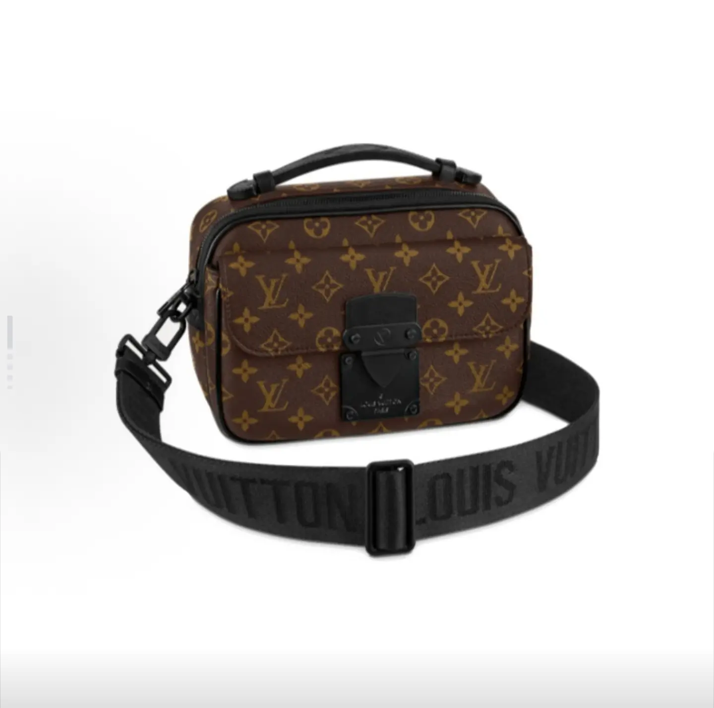 Pre-owned Louis Vuitton S Lock Messenger Lightweight Handbag Shoulder Crossbody Bag