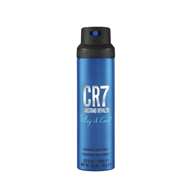 Cristiano Ronaldo CR7 Play It Cool - Blends Bright Citruses And Aromatic Fougere Notes - Fresh, Invigorating And Sensual - Light Enough For Everyday Wear - Masculine Fragrance - 6.8 Oz EDT Spray